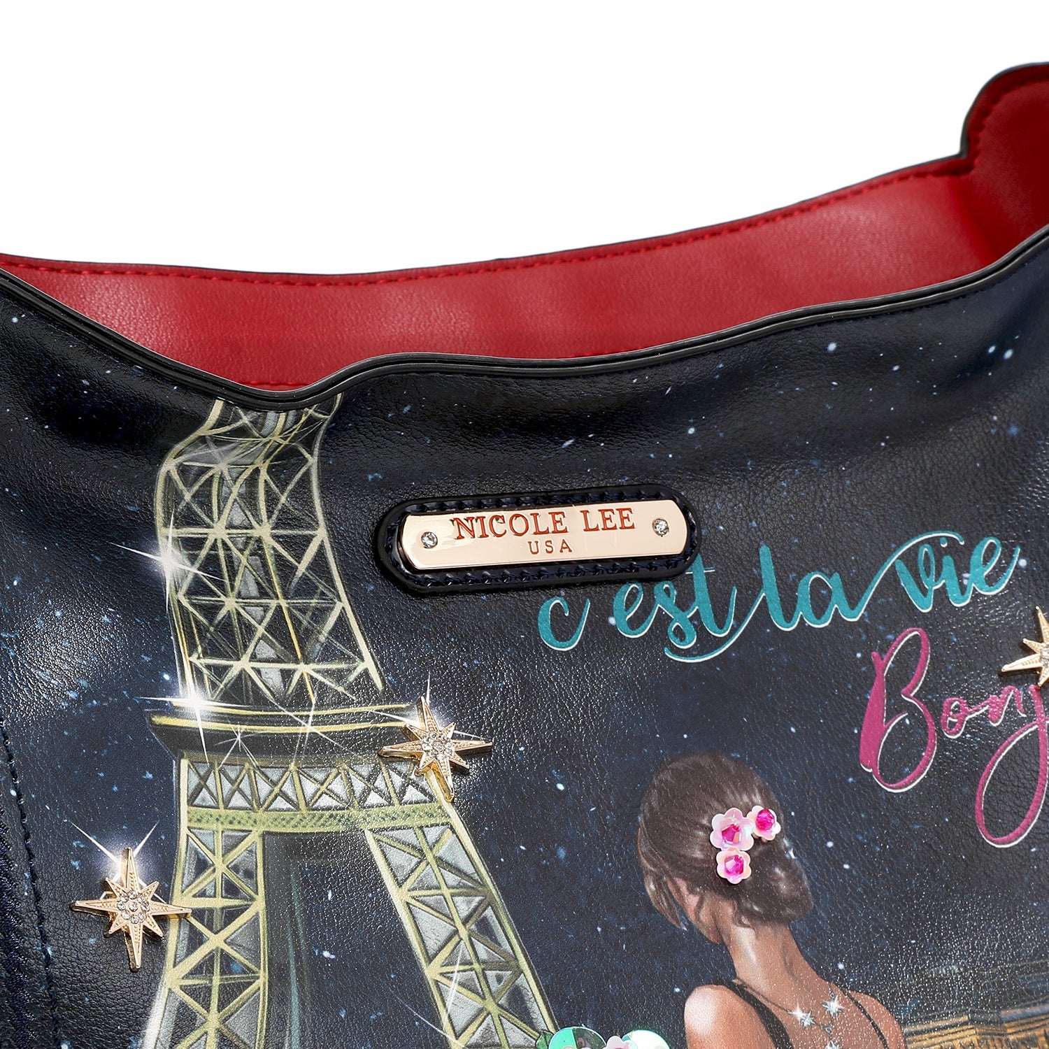 BOLSA DE OMBRO "<tc>TONIGHT FOR YOU</tc>"