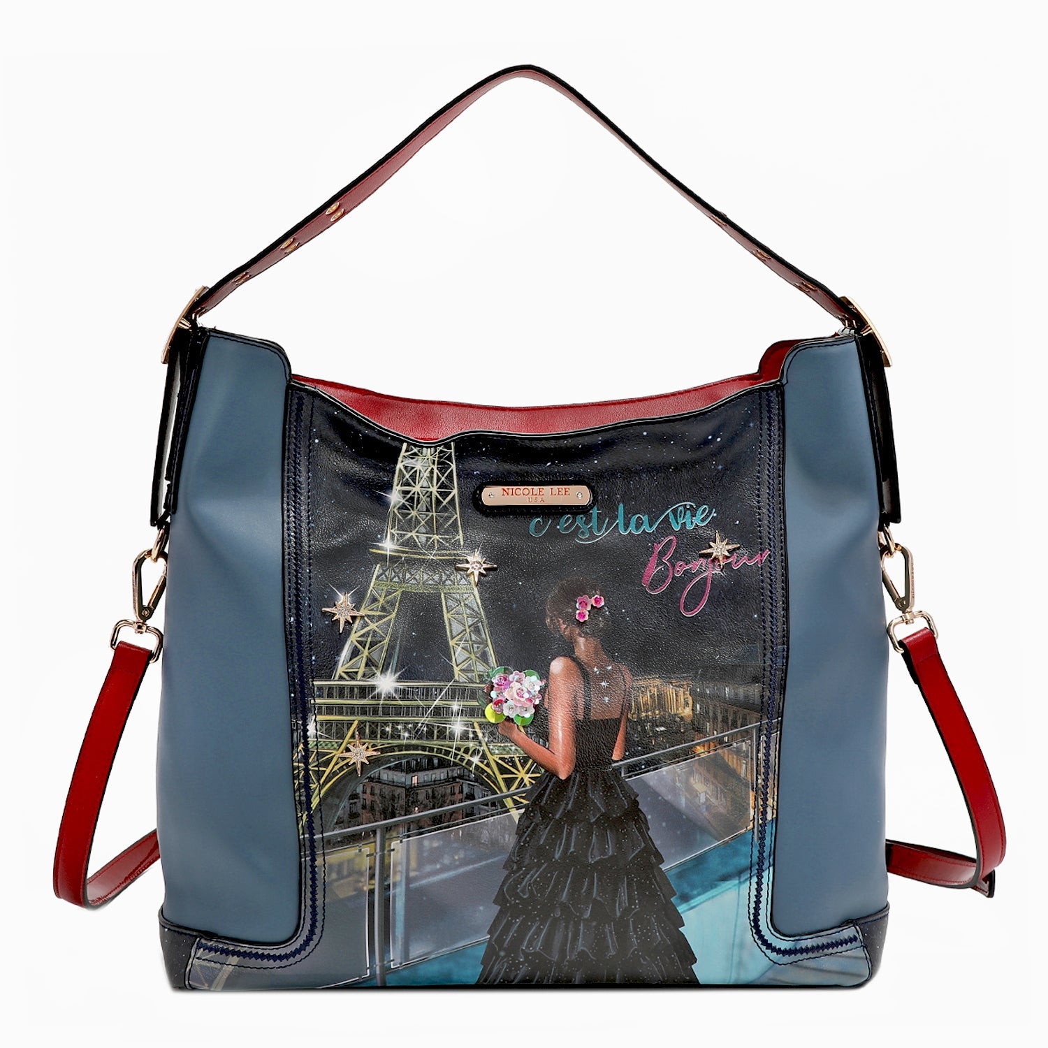 BOLSA DE OMBRO "<tc>TONIGHT FOR YOU</tc>"