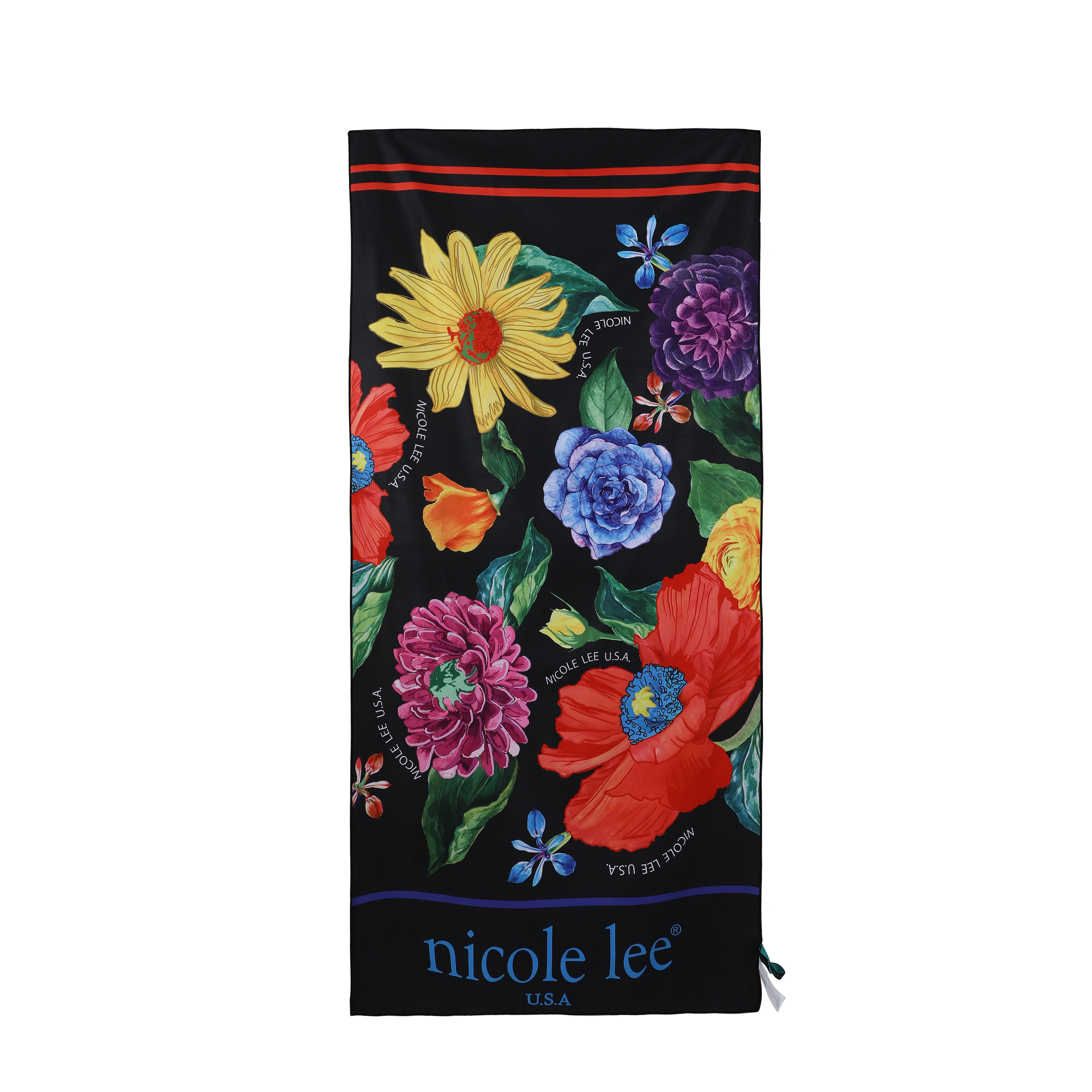 Beach towel with print