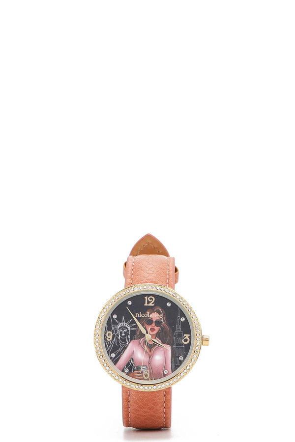 Classic diamond watch