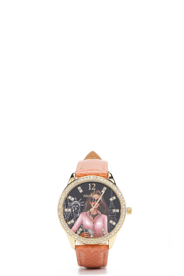 Classic diamond watch